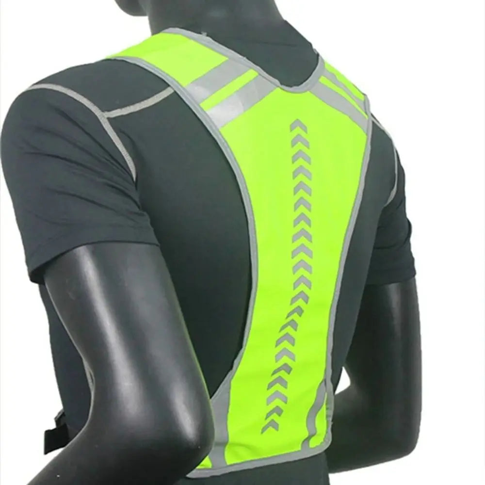 Storage Bag Reflective Vest Lightweight Night Warning Safety Jacket Zpaxo