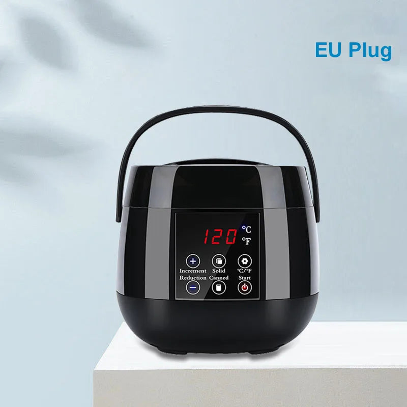 500ML Wax Heater For Hair Removal Wax Melting Warmer Pot with LCD Temperature Display Hard Wax Melter Professional Tool Zpaxo 045-B-EU