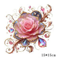 Red Rose Home Decal Sticker 15x15cm – Waterproof & Removable