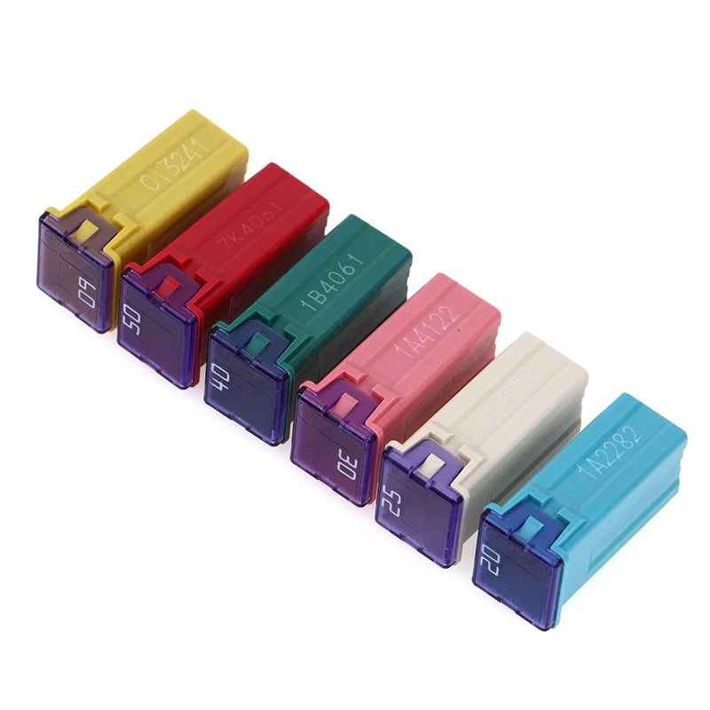 Mini Square Fuse 32V 20A 25A 30A 40A 50A60A Automotive Car Fuse With Plastic Box Zpaxo
