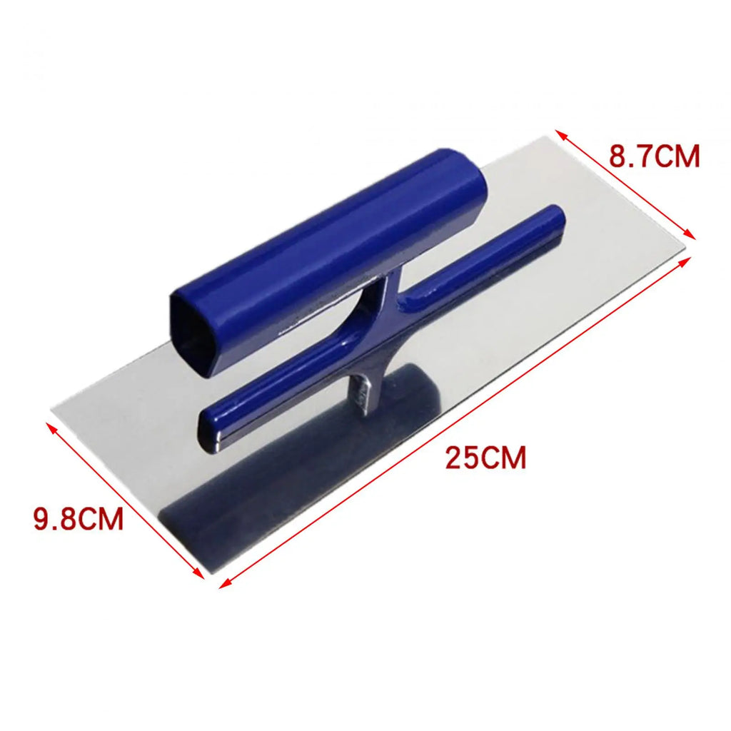 Plastering Trowel Devices Finishing Trowel for Pool Coatings Lining Concrete Skimming Drywall Trowel Hand Tool for Plasterboard Zpaxo Blue