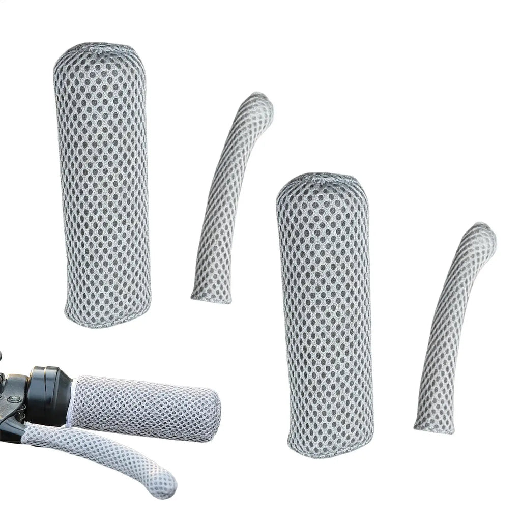 Ice Silk Motorcycle Grip Cover – Non-Slip Breathable Sleeve Handlebar Grip Cover Zpaxo