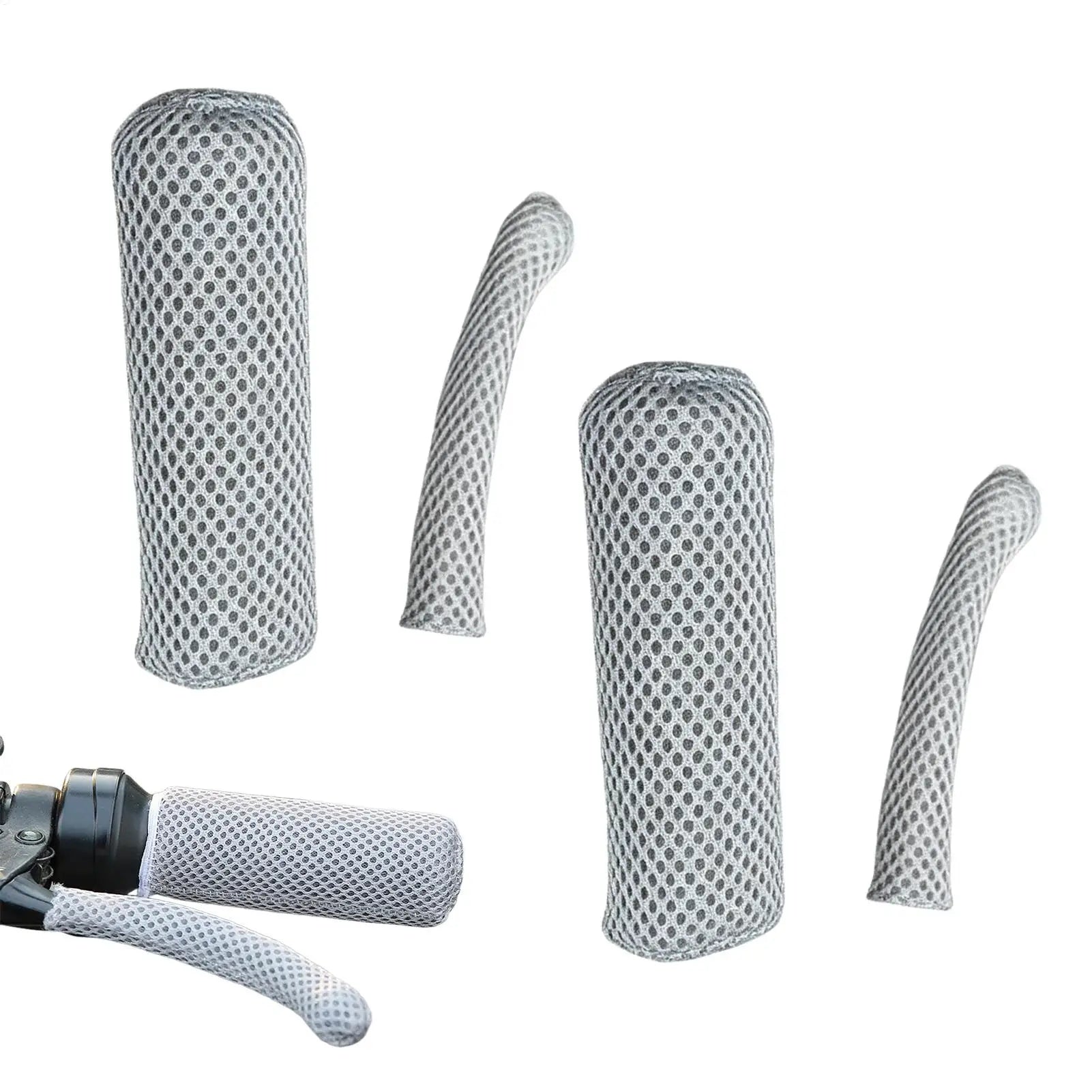 Ice Silk Motorcycle Grip Cover – Non-Slip Breathable Sleeve Handlebar Grip Cover Zpaxo
