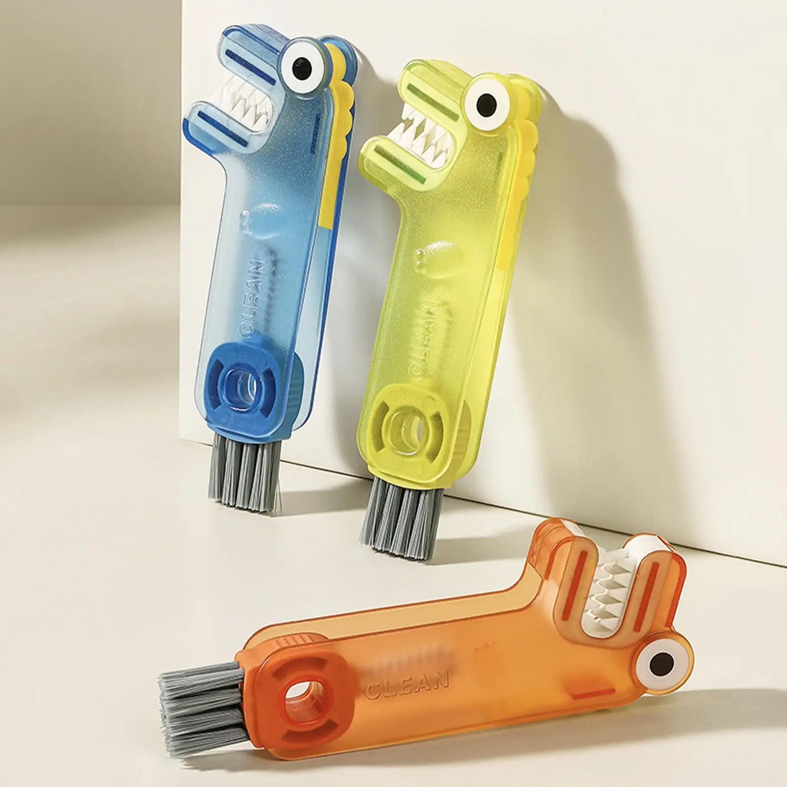 Multifunctional 1 Bottle Lid Cleaning Brush Water Cup Gap Cleaner