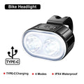 USB Rechargeable Bicycle Lights Bike Safety Warning Lamp Outdoor