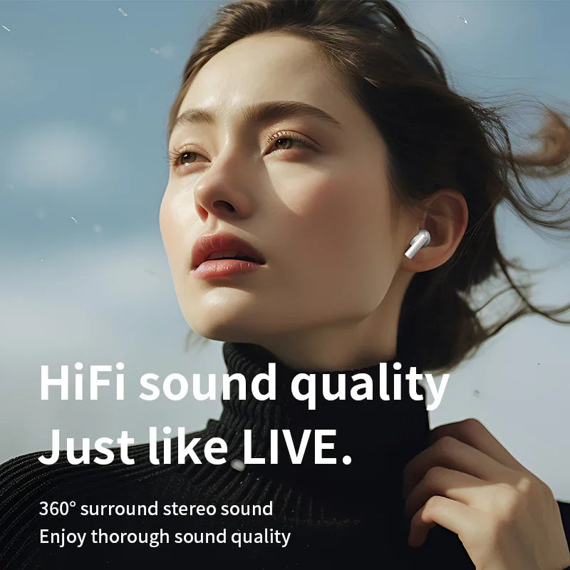 Bluetooth Earphones Wireless Headset Noise Cancelling Earbuds Mic