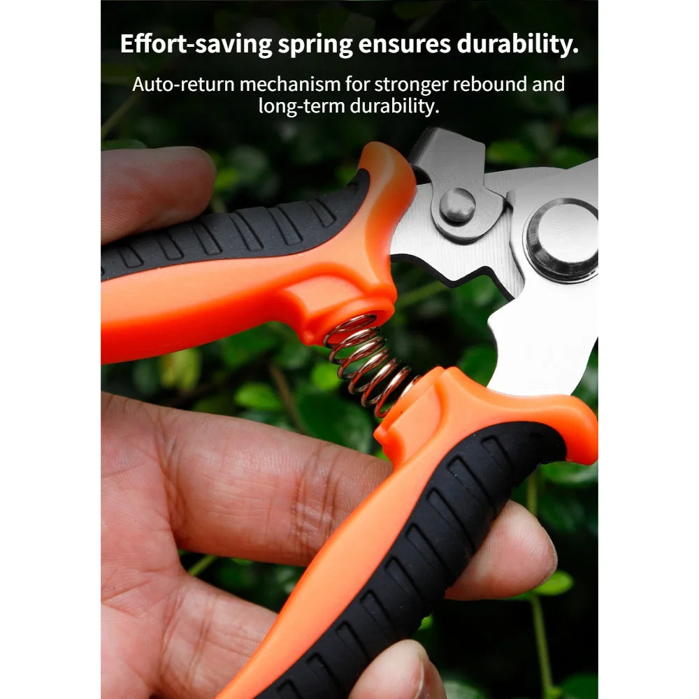 Heavy Duty Stainless Steel Pruning Shears | Garden Trimmer