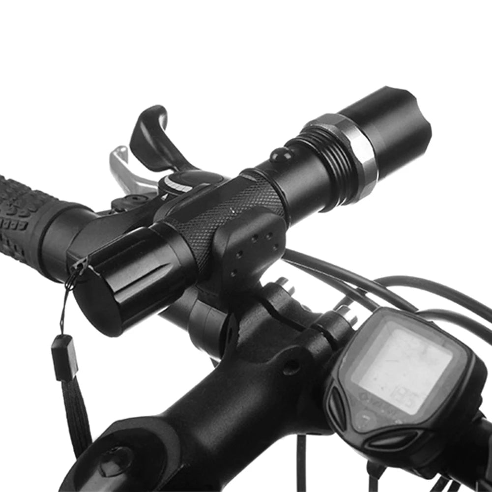 Cycling Bike Bicycle Light Lamp Stand Holder Bracket Rotation Grip