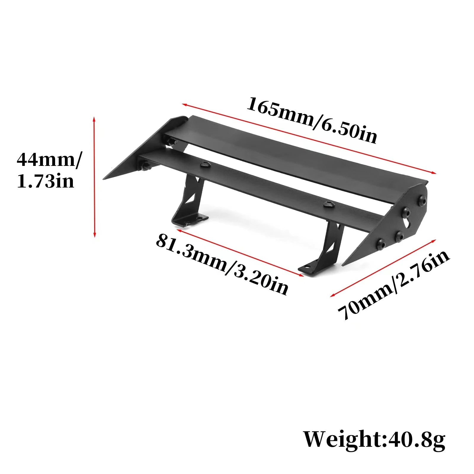 1 10 RC Rally Car Tail Wing Rear Spoiler Tamiya TT02 TT01 XV01 HSP