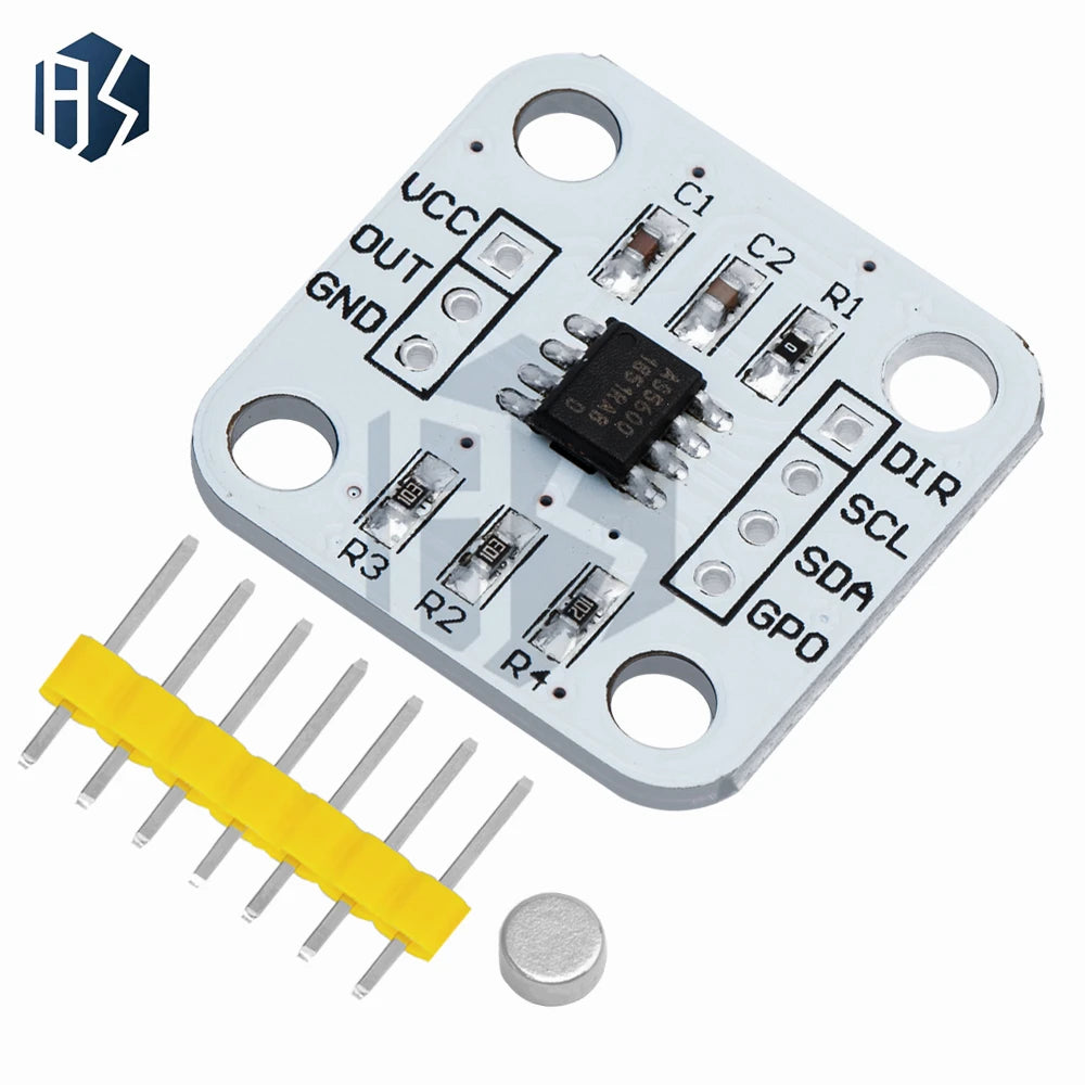 AS5600 Magnetic Encoder Induction Angle Measurement Sensor Module Zpaxo