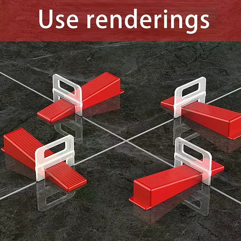 Ceramic Tile Spacers Tile Leveling System Clips 1.0/2.0/3.0MM For Ceramic Tile Laying Leveling Construction Tools Zpaxo