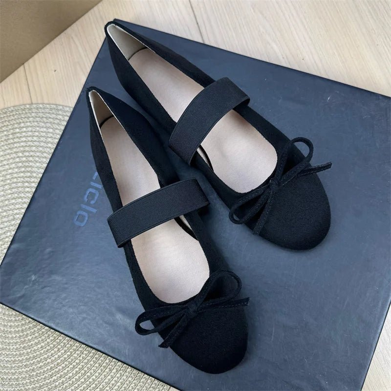 Retro Shallow Flat Shoes for Women 2025 New Spring Autumn Flat Ballet Skirt Mary Jane Shoes Loafers Women zapatillas mujer Zpaxo 3 40