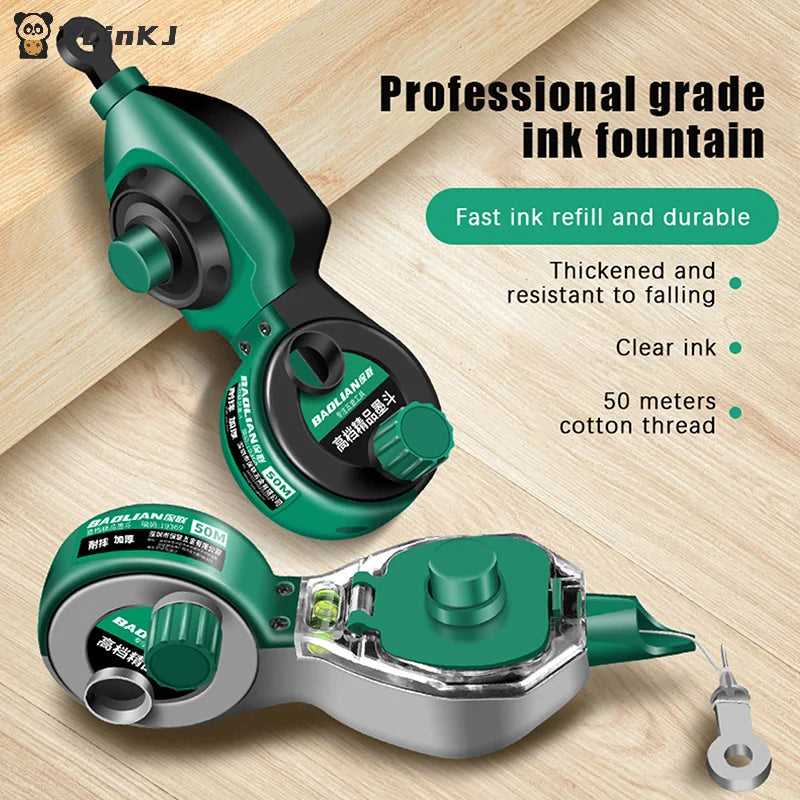 ▶1Pcs Scribes Ink Draw Line Marker Ink Marker Construction Ink Fountain Hand-Operated Carpenter Tool Zpaxo