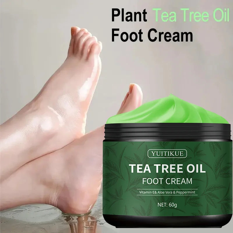 YUITIKUE Tea Tree Foot Cream 60g – Deep Moisturizing & Soothing Foot Cream Zpaxo