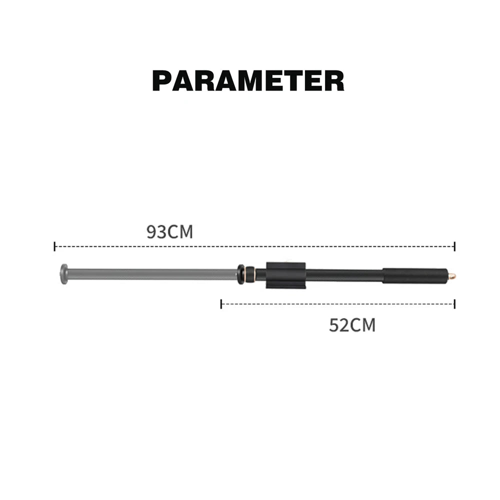 Tripod Extension Rod Boom Arm Quick Release Plate 22lbs Load Capacity
