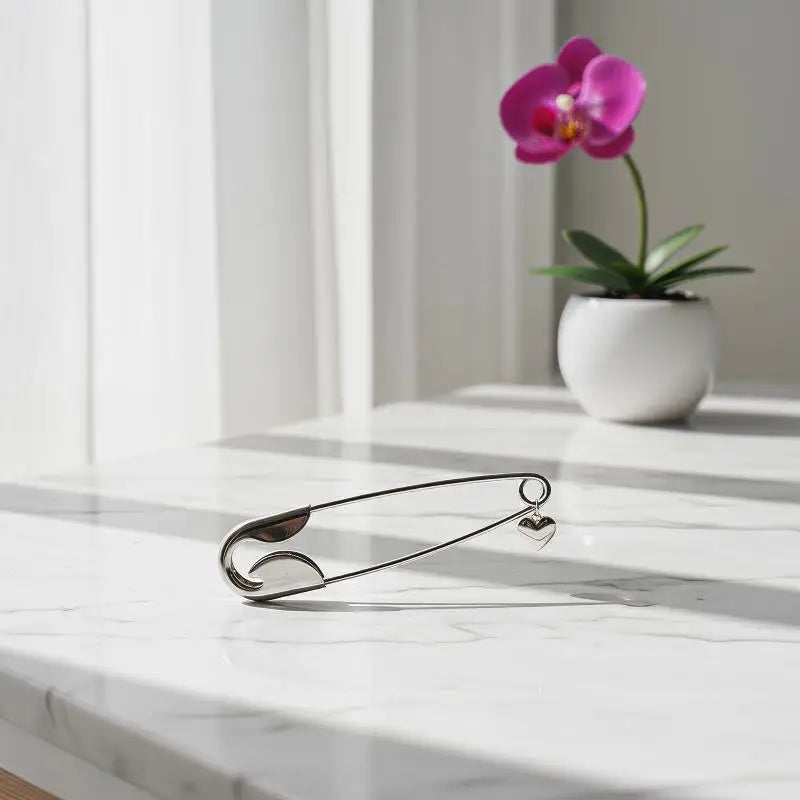 Giant Safety Pin Hair Clip Large Metal Clips Barrettes Women Girls Zpaxo