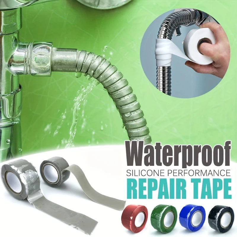 Waterproof Silicone Tape High-temperature Resistant Black Rubber Electrical Tape Durable and Soft Insulating Adhesive Zpaxo
