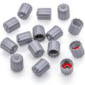 15-Pack TPMS Tire Valve Stem Caps with O-Ring Seal – Universal