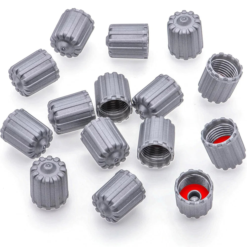 15-Pack TPMS Tire Valve Stem Caps with O-Ring Seal – Universal