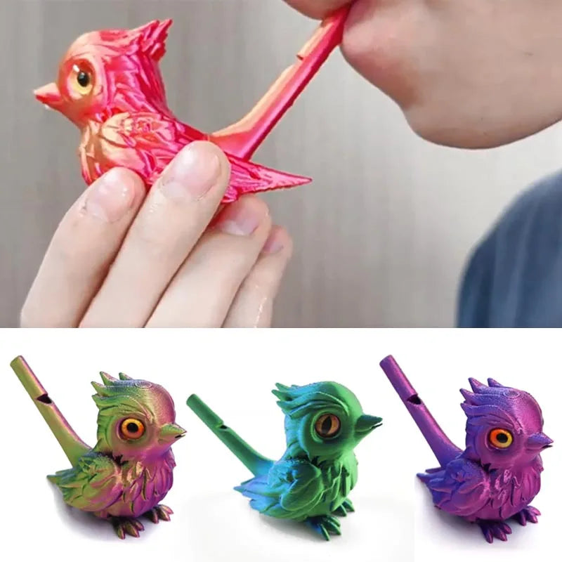 3D Print Water Bird Whistle for Infant Children Toys Bird's Call Add Water To Whistle Home Decoration Tradition Ceramic Ornament Zpaxo