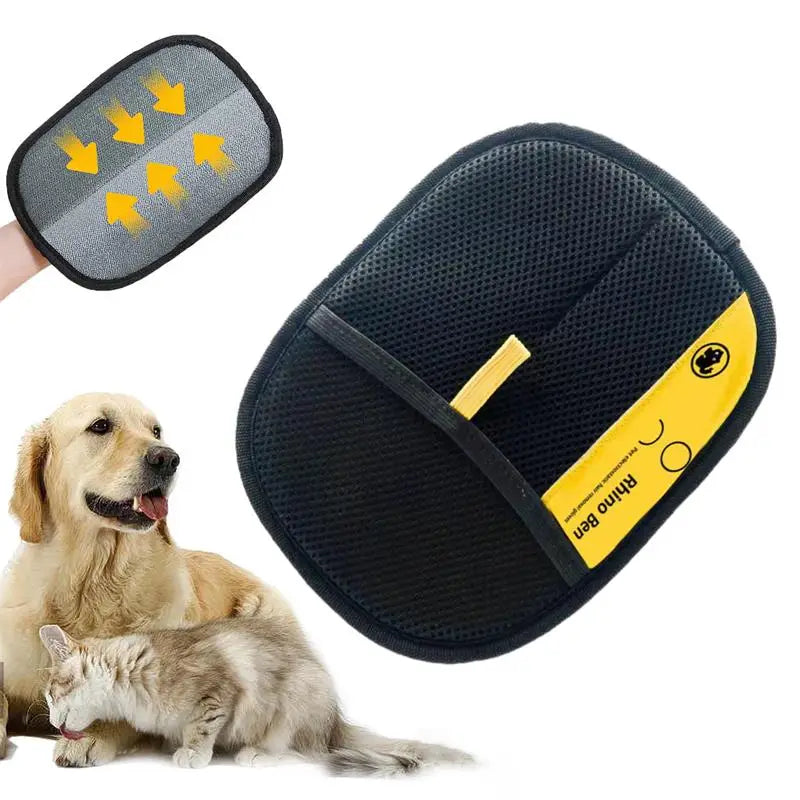 Pet Grooming Gloves Static Dedusting Brush Hair Remover Removing Dog