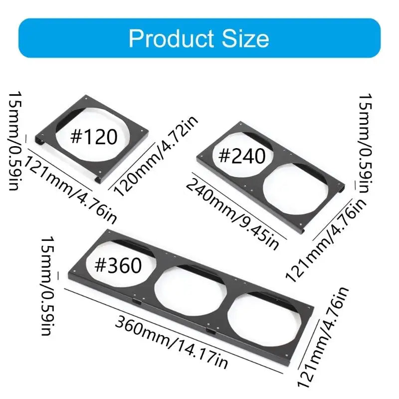 Galvanized Steel Fan Mount Raises Optimized Cooling Intensive Zpaxo