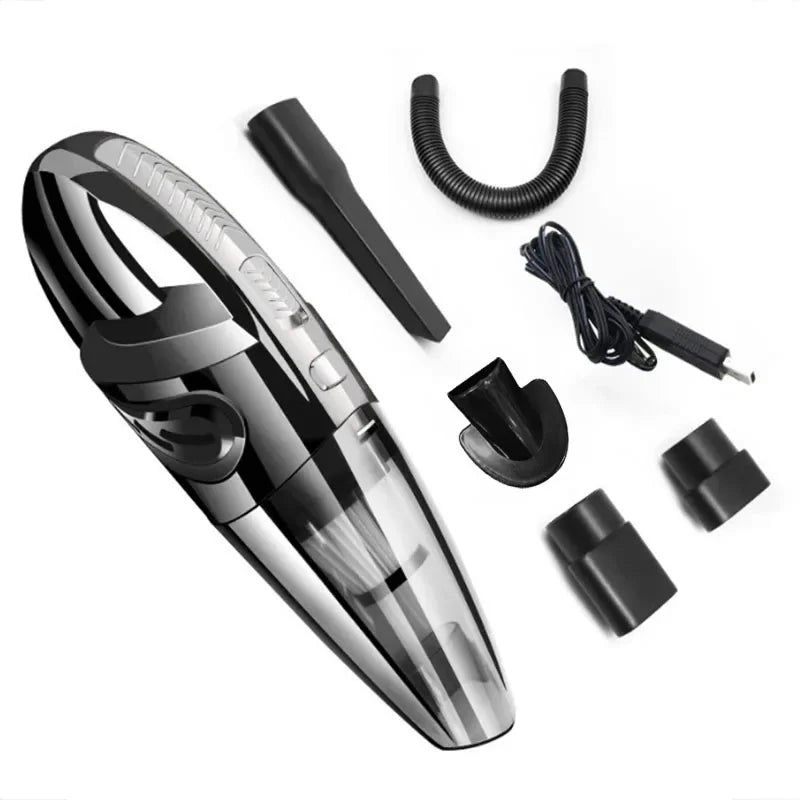 Handheld Wireless Charging Car Vacuum Cleaner Power Small Portable Zpaxo Sliver