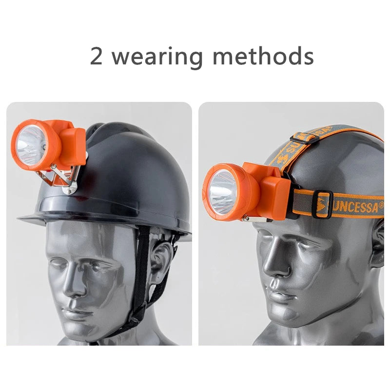 IP68 80W LED Headlamp – 1200m Beam, 18650 Battery Included LED Headlamp Zpaxo