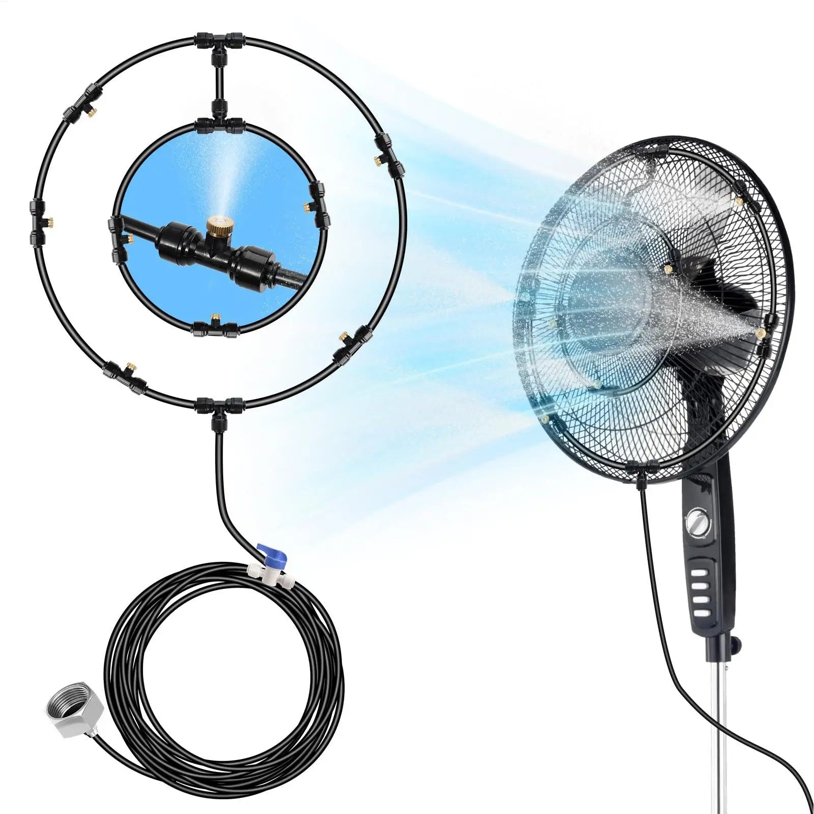 Fan Mister Upgraded Portable Misting Patio Misters 6 Removable