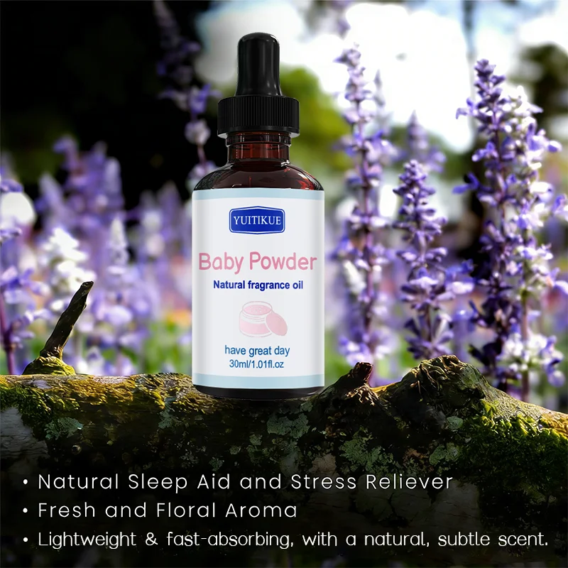 YUITIKUE Baby Powder Fragrance Oil | Floral Aroma 30ml Fragrance Oil Zpaxo