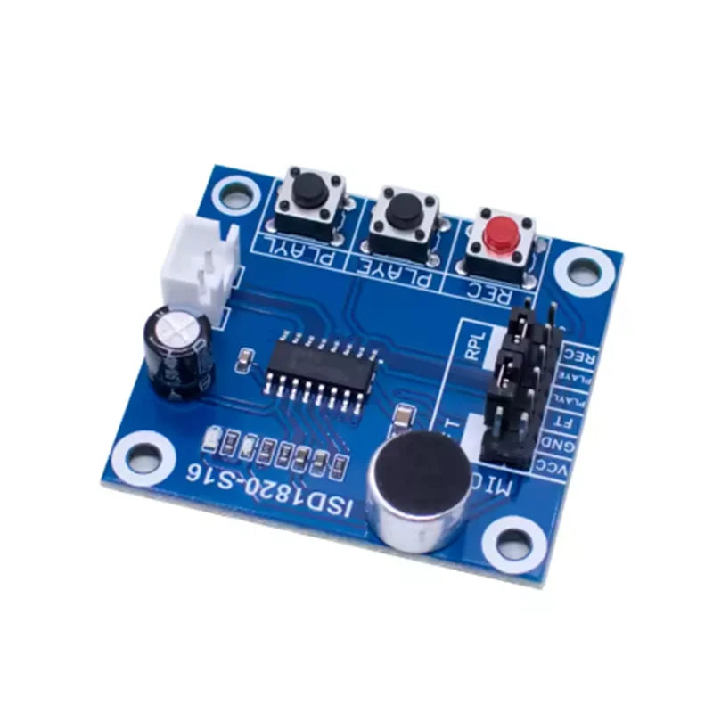 ISD1820 Playback Module Board with Mic Head Comes with 0.5W Speaker Recording and Voice Module Voice Module Recording Zpaxo