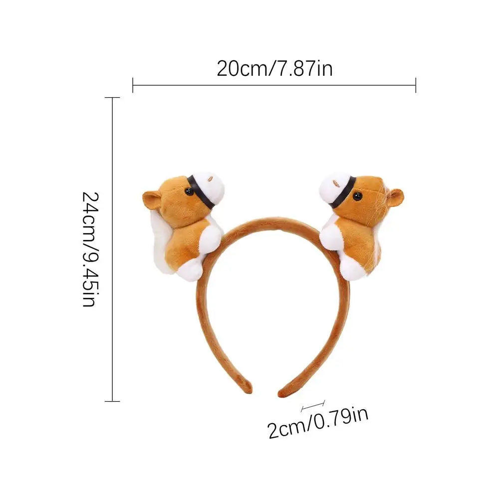 Cute Horse Headband Hair Hoop Carnival Costume Party Dress Up