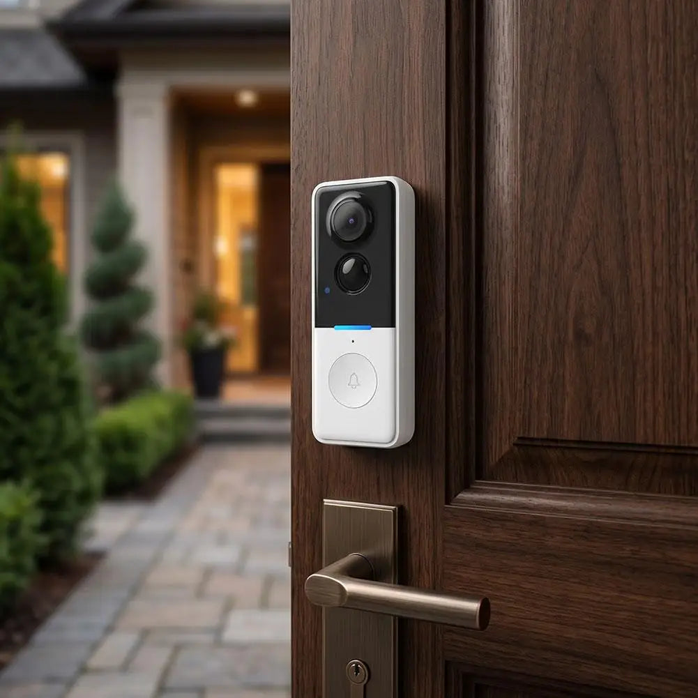 2026 Solar WiFi Video Doorbell Camera Waterproof Outdoor Wireless Door Bell PIR Motion Detection Two-Way Audio Intercom Zpaxo
