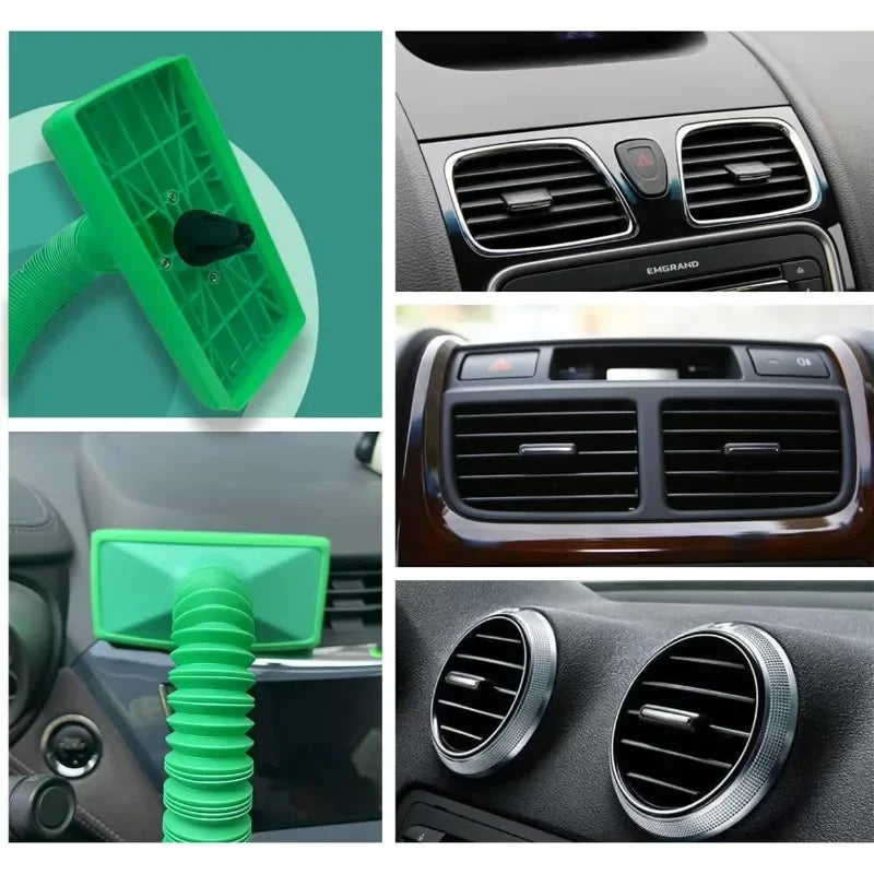 Car AC Vent Extension Hose – Adjustable Telescopic Outlet Tube