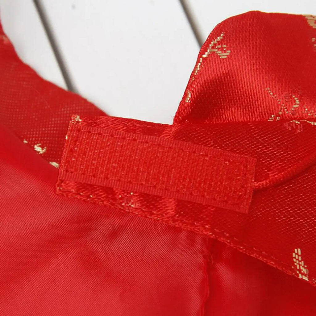 Chinese Cat Year Clothes Cloak Fu Necktie Dress Tang Suit Red Zpaxo