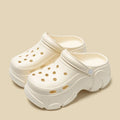 Chunky Platform Clogs Sandals Women Summer Soft Thick Bottom Beach