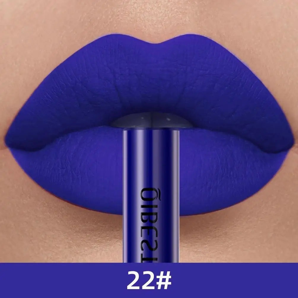 Matte Liquid Lipstick Waterproof Long Lasting Velvet Mate Nude Red