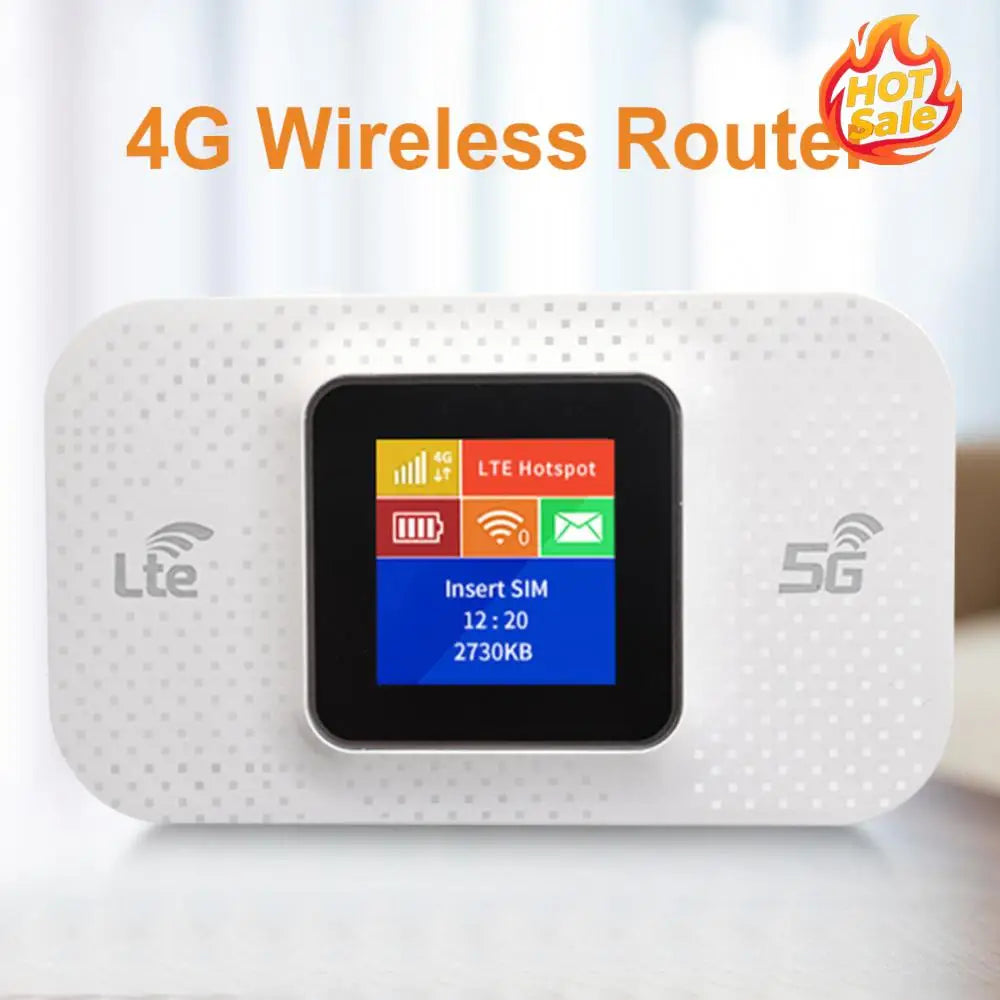 4G Lte WIFI Router Sim Card Slot Wireless Portable Router 3650mAh Mini Outdoor Hotspot Mobile WiFi Router WIFI Hotpot for Car Zpaxo