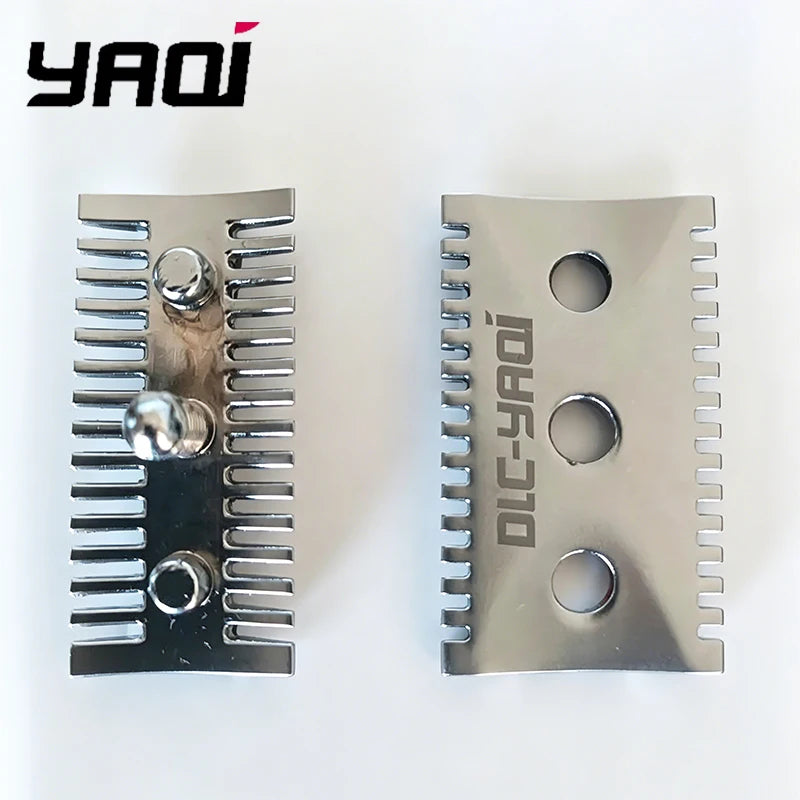 Yaqi Matte Chrome Melon Safety Razor Head – Men's DE Shave Safety Razor Head Zpaxo