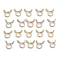 for Motorcycle Scooter Zinc Plated M5-M14 Air Tubing Water Pipe Tubing Spring Clamps Hose Clamp Fuel Line Hose Clips Zpaxo 9mm