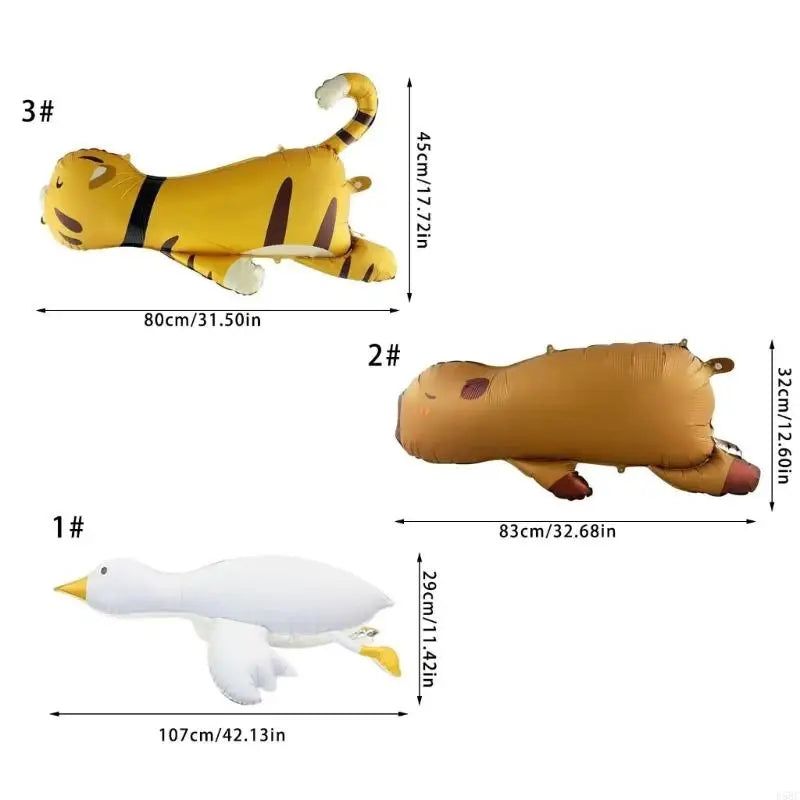 Large Animal Foil Balloon Photography Props Themed Birthday Party
