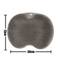 Anti-slip Shower Foot Scrub Massager - Anti-slip, Easy To Clean, Enhanced Exfoliation and Relaxation Bathroom Massage Pad Zpaxo grey mat
