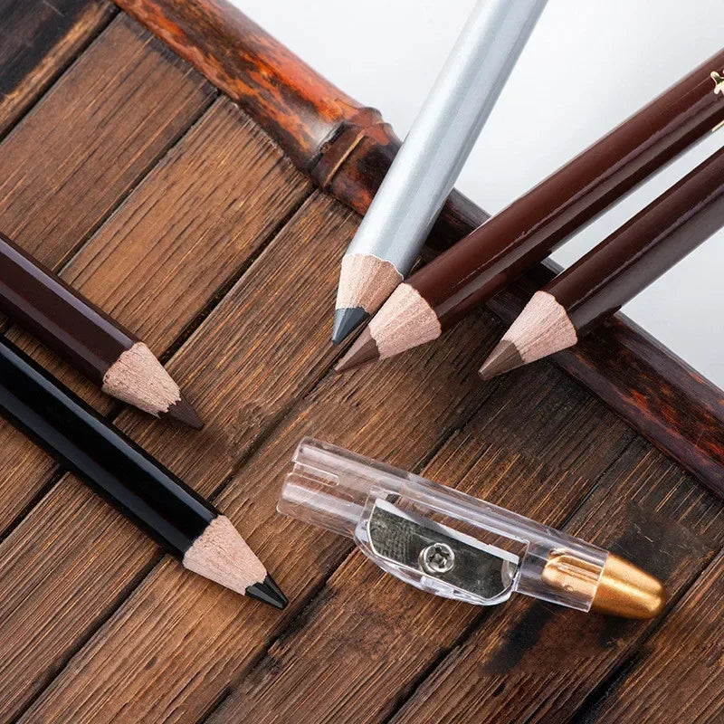 Microblading Wooden Eyebrow Pen Waterproof Long Lasting Makeup Eye Zpaxo