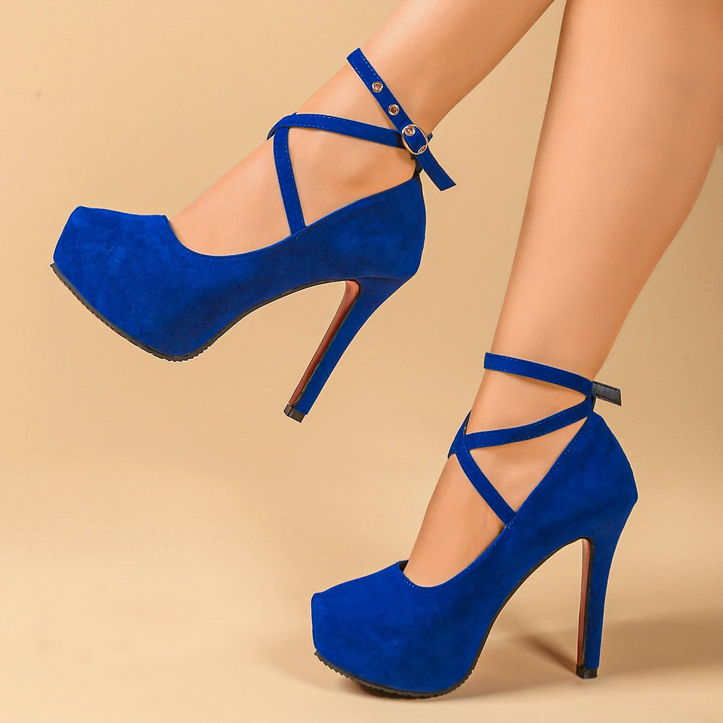 Fashion Sexy Heels Ladies Stilettos Strappy Pumps Women's Sandals Zpaxo
