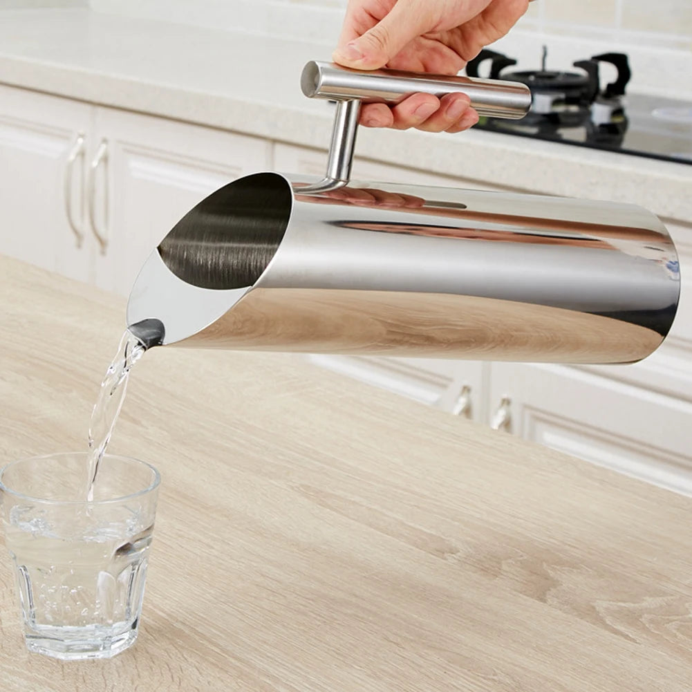 1 Stainless Steel Pitcher Pot Bar Hotel KTV Restaurant Kitchen Ice Zpaxo