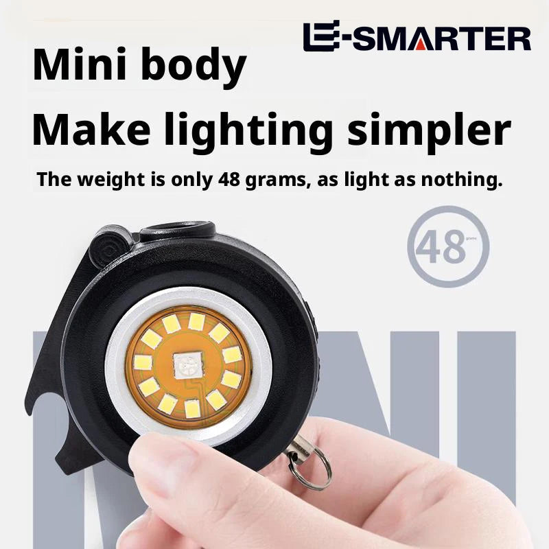 ESMARTER Magnetic Keychain LED Work Light | USB-C Rechargeable