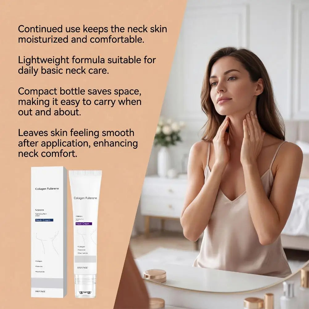 Collagen Anti-Wrinkle Neck Cream | Firming Rollerball 50ml Neck Firming Cream Zpaxo