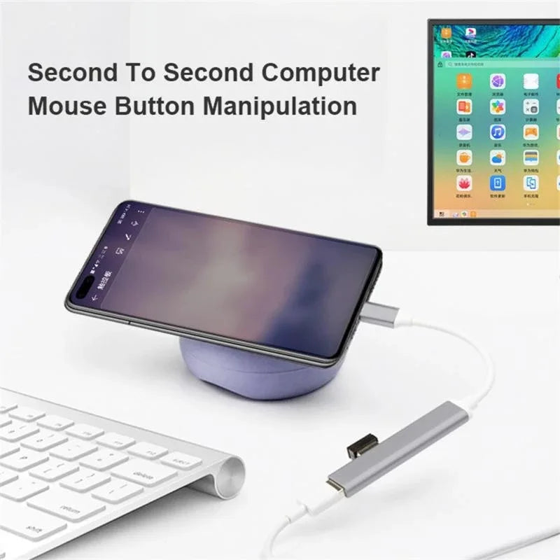 Type C Extender USB C HUB 4 Port Splitter Adapter OTG Docking Station Suitable For Mobile Macbook Pro 13 15 Air PC Laptop HUB Zpaxo