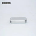 CM1PC Metal Rectangular Empty Mini Tin Box Tinplate Push Candy Pill