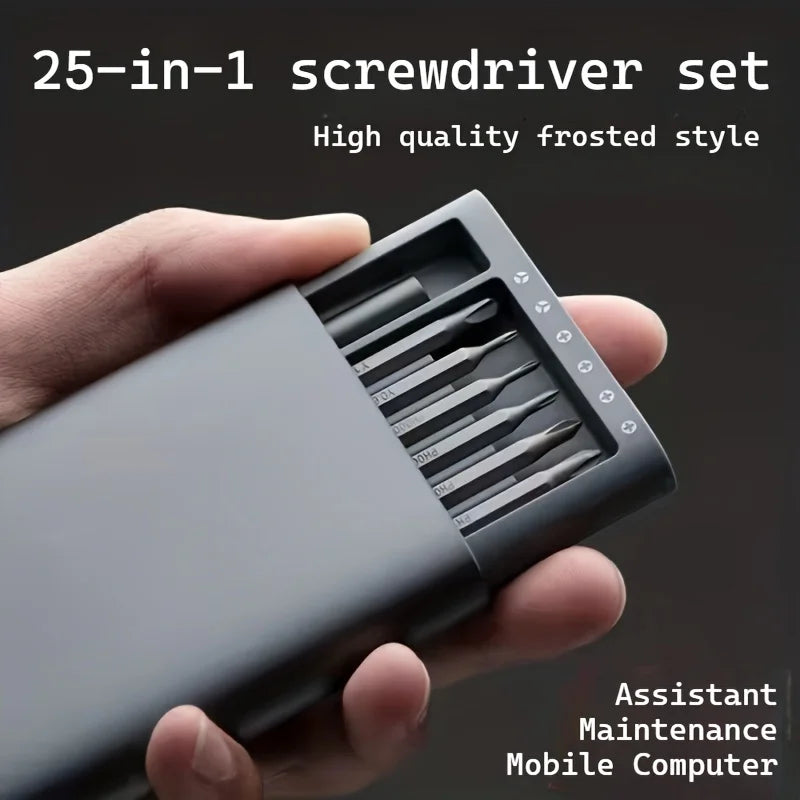 25-in-1 Mini Screwdriver Set Precision Flathead Crosshead Screwdrivers Electronics Repair Tool Kit for Phone Laptop Watch Zpaxo